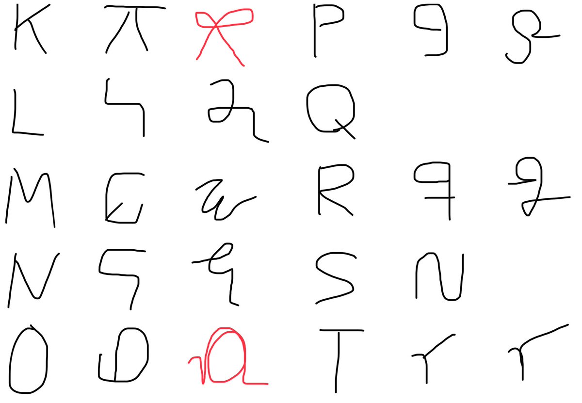 Tanj ミートピア文字 アルファベット ブロック体 筆記体の順 赤 新出文字 3種 青 予想される文字 1種 空欄 未解禁 ミートピア Miitopia Tanj ミートピア文字 アルファベット ブロック体 筆記体の順 赤 新出文字 3種 青 予想される文字 1種 空欄 未解禁 ミートピア Miitopia