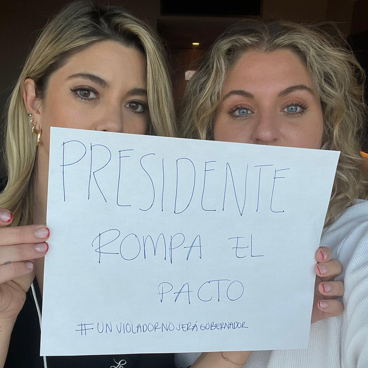 seregalandudas's tweet photo. #UnVioladorNoSeraGobernador #NingunAgresorEnElPoder https://t.co/SJVsJutEZ2