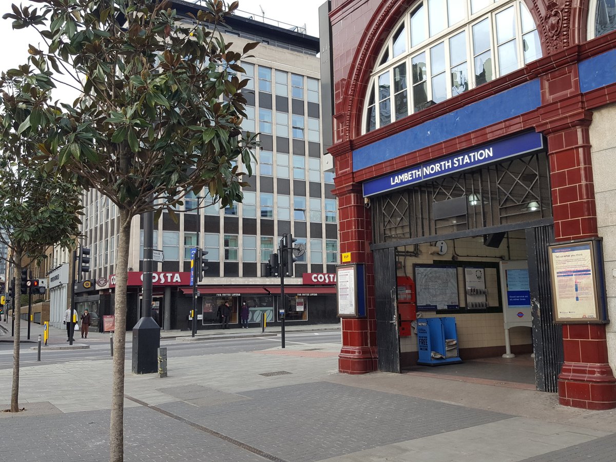 BermondseyTrees's tweet image. We crossed the frontier recently ... into Lambeth! We thought these Magnolia grandiflora in front of Lambeth North Station were a perfect fit for the location #RightTreeRightPlace @lambeth_council @TfL @TheStreetTree