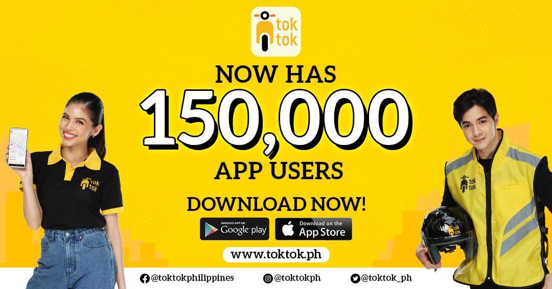tvi_06's tweet photo. SALAMAT SA PAGTANGKILIK SA TOKTOK!!
Tuloy tuloy lang natin!!
Download the app on Google Play store or Apple store and enter the referral code: 1111013205
#toktok
#toktokdelivery
#JVAB https://t.co/aIEUKUC91Z