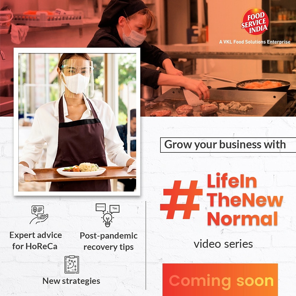 Foodserviceind's tweet photo. Are you a player in the Indian HoReCa industry? Are you wondering how you can increase customer footfall and increase your profits? Then you’ve come to the right place! Stay tuned for answers to all your questions about #LifeInTheNewNormal https://t.co/F3YRxLi4I3
