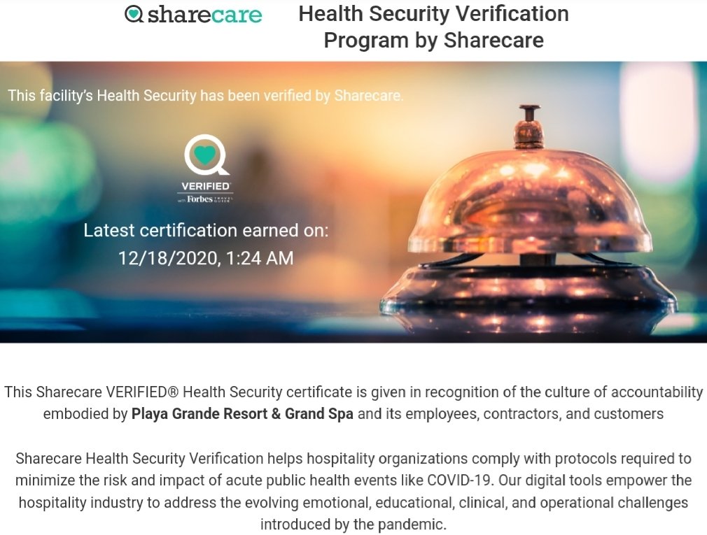 Cost for the The Health Security Verification Program by  @SharecareInc? For hotels, $1 per room per month, with a $150 per month minimum.  $FCAC