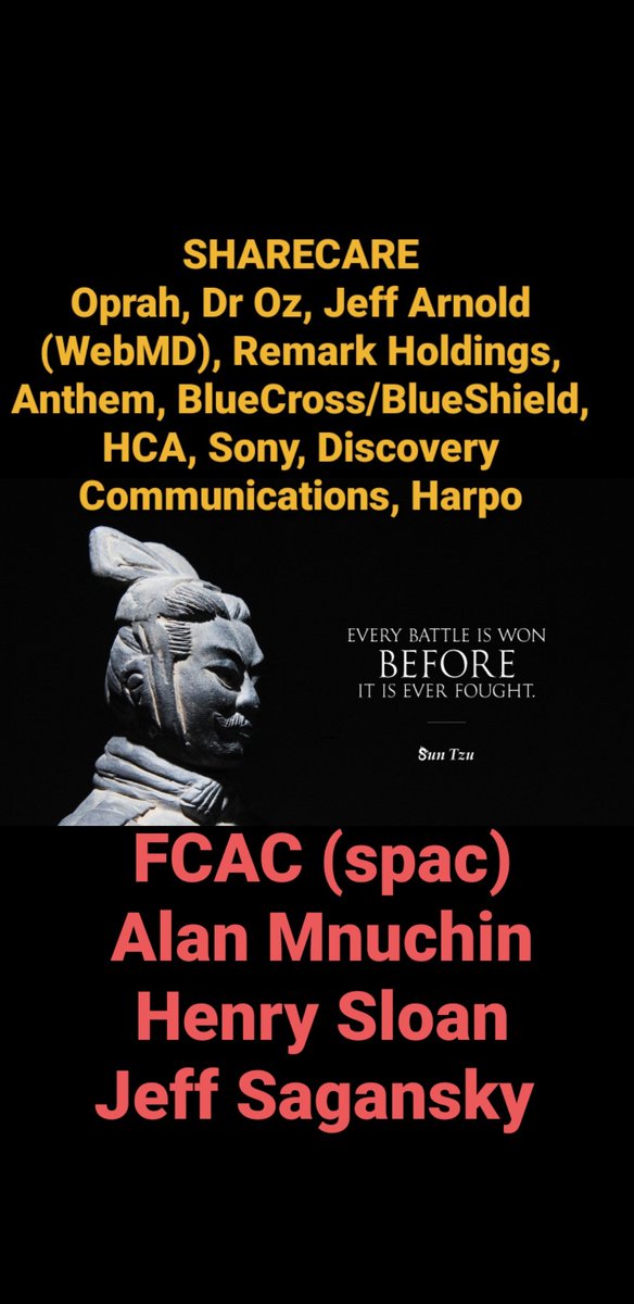 So late me conclude by saying that I believe that people named on the list in the attached meme don't really lose too often. Those are some serious hitters in the world of media and business. The companies (and there are many more) all are a part of the pregame plan.  $fcac