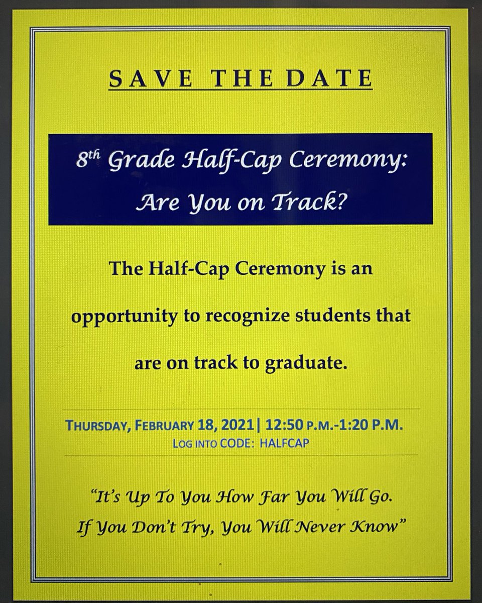wayneatschool's tweet photo. Today we celebrated the efforts of our 8th graders while simultaneously engaging them in a progress check.  This school year is not over, yet the end is in view.  So we paused to note what we need to start, stop, or continue to be ready for promotion. #justdoit #nmsalove https://t.co/qSHAYbtV8H