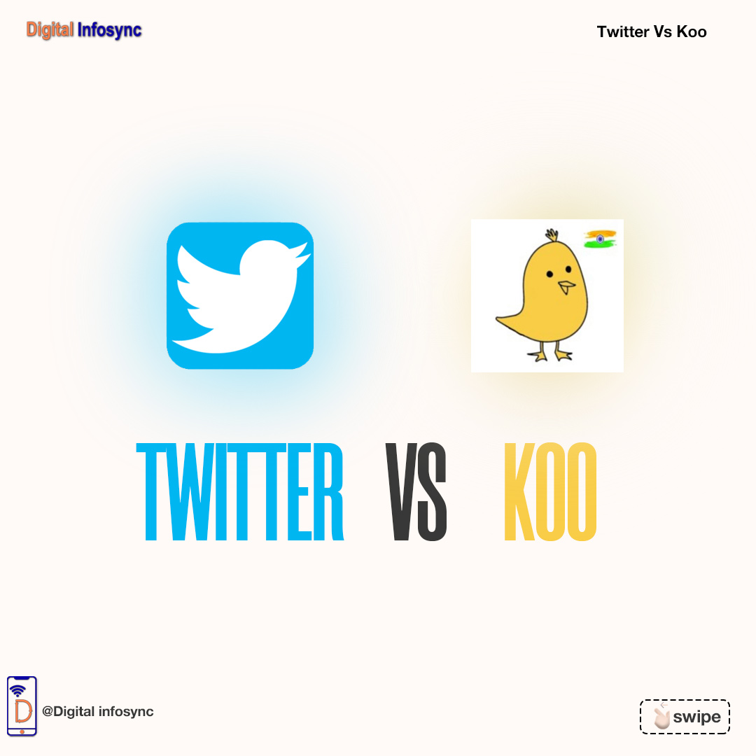 DigitalInfosync's tweet photo. Twitter or Koo? Which one do you prefer? Let us know in the comments !!!

#digitalinfosync #digitalmarketing #socialmediamarketing #socialmedia #Twitter #Koo #kooapp #kooindia #Tweets #Trending #TrendingNow #TrendingNews #trendingapp #Trending20 #DigitalIndia #Warangal https://t.co/i4Q6lTkLAP
