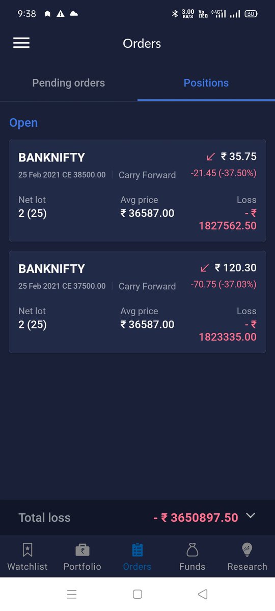 VikashP16485600's tweet photo. Bahut hi ghatiya service Angel broking ki aaj ka market bahut hi down tha mujhe subh uth kr potions square off krni thi but aaj inki ghtiya service ki vjah se aaj ye loss dekhna pad rha h #anglebroking #NSE #sharemarket #DineshThakkar https://t.co/vmYZsoMOle