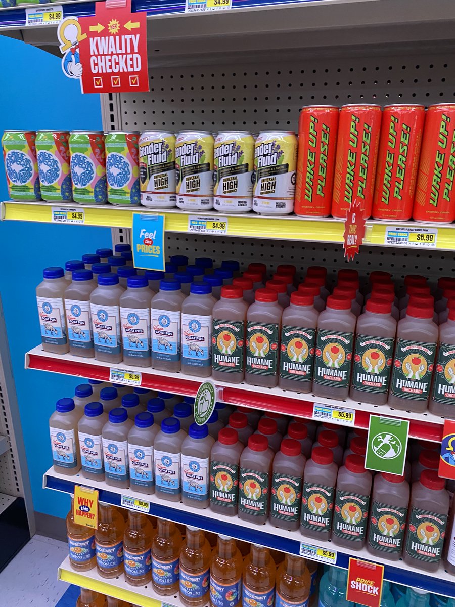 Welcome to Omega Mart, by Dramcorp! Nearly everything on the shelves is REAL, and purchasable, AND edible. I'm not kidding. I bought some moon water. The items are packed full of humor and the perfect blend of surreality.