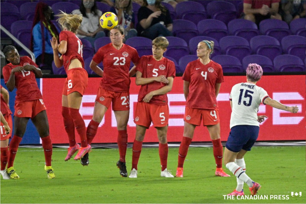 Canadian women show grit in 1-0 loss to top-ranked U.S. at #SheBelievesCup in Orlando. #CANWNT   bit.ly/3ay1Kw1