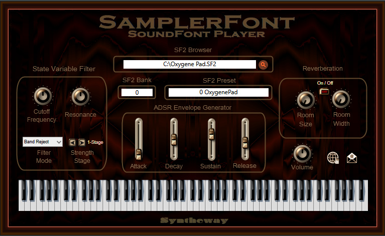 syntheway's tweet photo. SamplerFont SoundFont Player VST VST3 AU for Windows and macOS https://t.co/btYYrlDAH3 #SamplerFont #SoundFontPlayer #SF2Player #SoundFontPlayerVST3 #SoundFontPlayerAudioUnit #SoundfontPlayerVST #SoundFontPlayer64Bit #SF2SamplerVST3 #SF2SamplerVST #SF2Sampler #SF2SamplePlayer https://t.co/GORNfX0epB