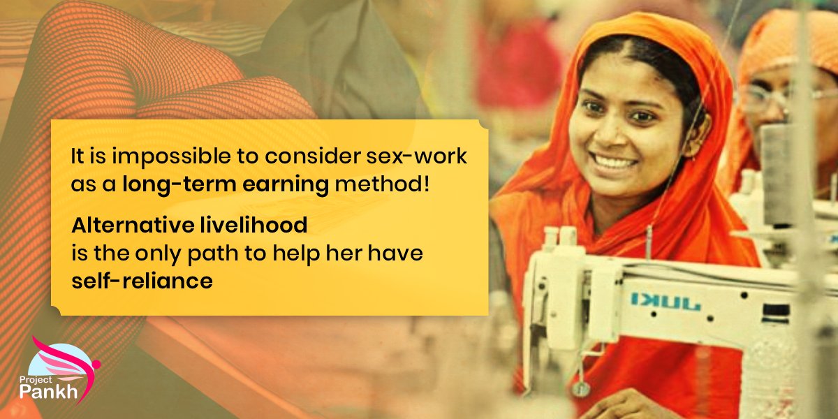 What is your opinion on it? Share your views. Retweet if you agree with us.

#ProjectPankh #AlternativeLivelihood #SelfReliance #BeHerVoice