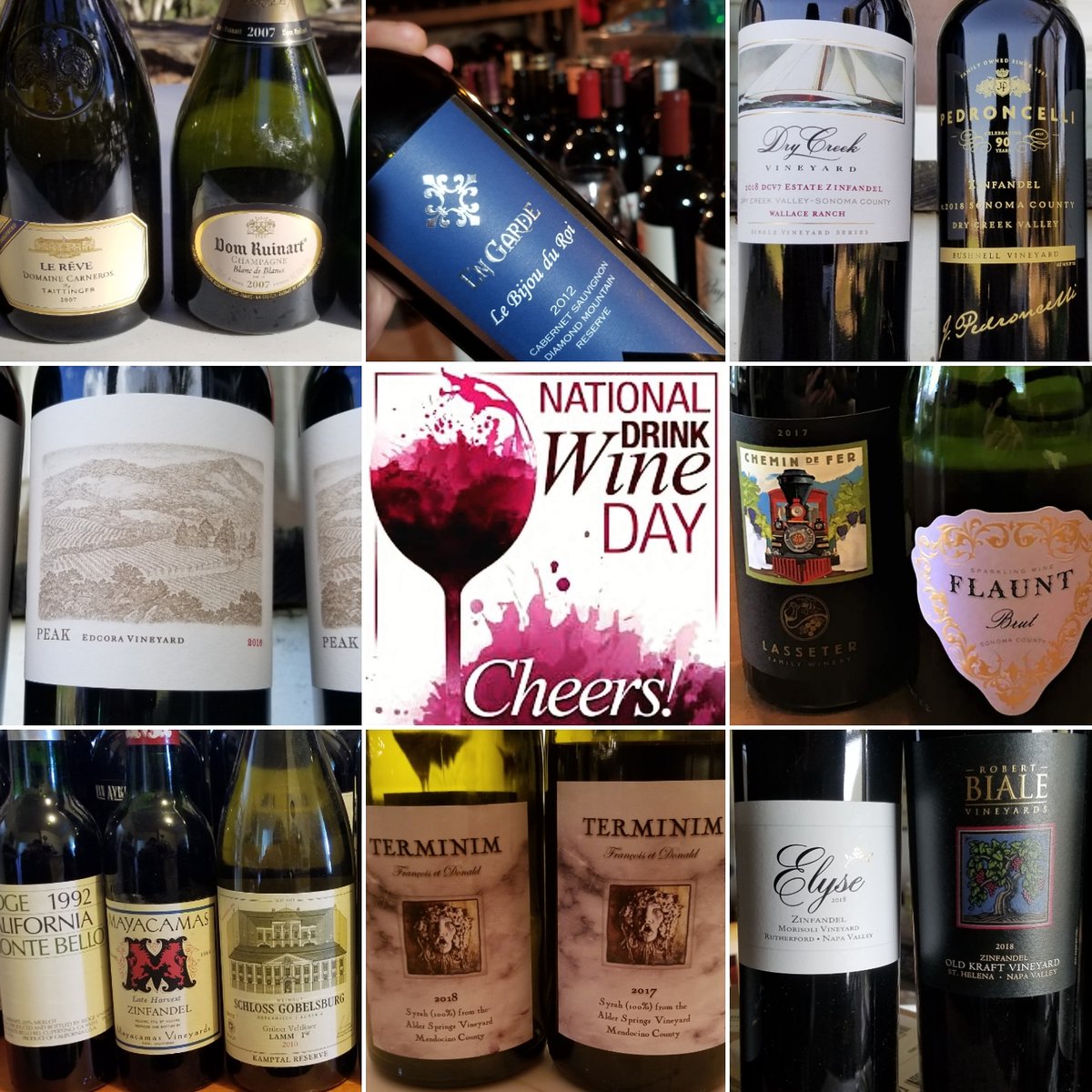 SawyerSommelier's tweet photo. Happy #nationaldrinkwineday wishes to all! And don't forget, everyday is wine day! /// #SawyerSomm #TheVarietalShow #TheSommelierFiles #DrinkWineDay #wine #drinkwine #winematters #terroirmatters #friendsmatter #familymatters #sharingmatters #sip2021 #letsdrinkthis https://t.co/MtKq9jKp2h