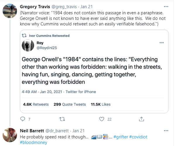  @FatEmperor either DID NOT READ the paper or COULD NOT understand that simple conceptIvor Cummins often claims to have speed read things ... for me its a euphemism - "for I saw a few lines and decided if it agreed with my preconception or not"