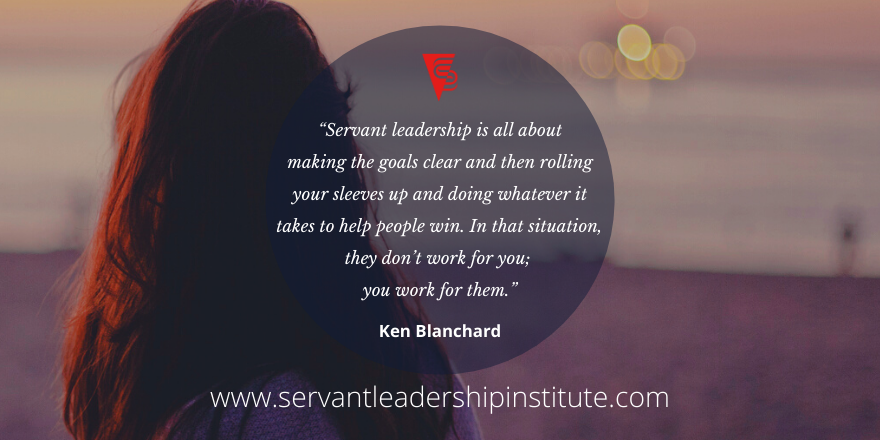 Art_Barter's tweet photo. My dear friend Ken Blanchard once said, "Servant leadership is all about making the goals clear and then rolling your sleeves up and doing whatever it takes to help people win. In that situation, they don't work for you; you work for the." What a great example of #servingfirst! https://t.co/yTbDRHjLIs