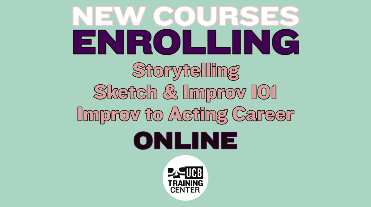 New coursed added -- Improv &amp; Sketch 101, Storytelling,  Improv to Acting, and more! 

Link: bit.ly/38YH3c6