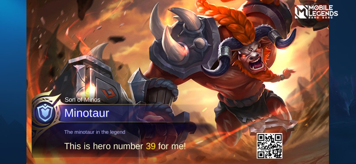 marz_mallowz's tweet photo. I just obtained a new hero Minotaur in Mobile Legends: Bang Bang! Let's face off against the world's best MOBA players together!
https://t.co/ziNYnZo1nj https://t.co/I0vqs3Y3mR