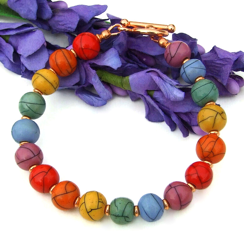 ShadowDogDesign's tweet photo. New! Colorful #rainbow acrylic bead &amp; copper #bracelet! https://t.co/C4qV1w4NDS via @ShadowDogDesign #Handmade #JewelryGift #RainbowBracelet https://t.co/XGRJdBddjd