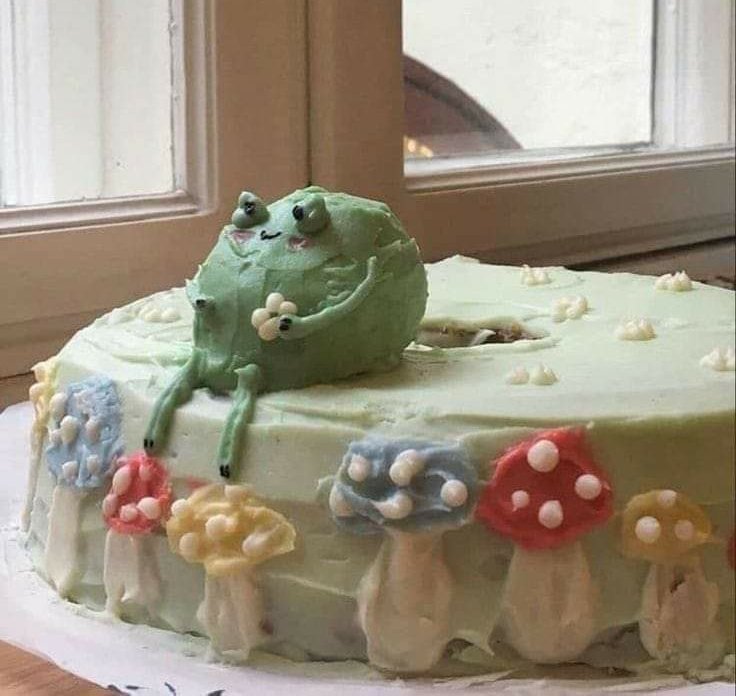 2021 is the year of frog cakesA THREAD 
