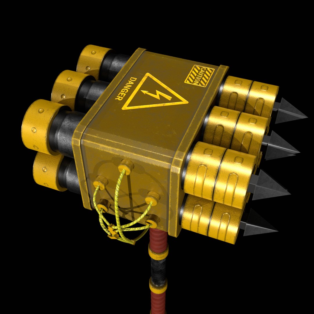 EgideonGameDev's tweet photo. Eletric hammer 3D modeling.
I used images of the game Guild Wars 2 as reference

#Blender3d #b3d  #photoshop #SubstancePainter https://t.co/ydCtiBDYqH