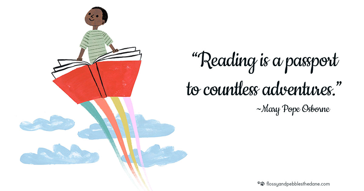flossypebbles's tweet photo. “Reading is a passport to countless adventures.” ~Mary Pope Osborne (illustration by Penelope Dullaghan)

#reading #readingisfun #readingisfundamental #readingforfun #readingquotes https://t.co/Diw0dZoagN
