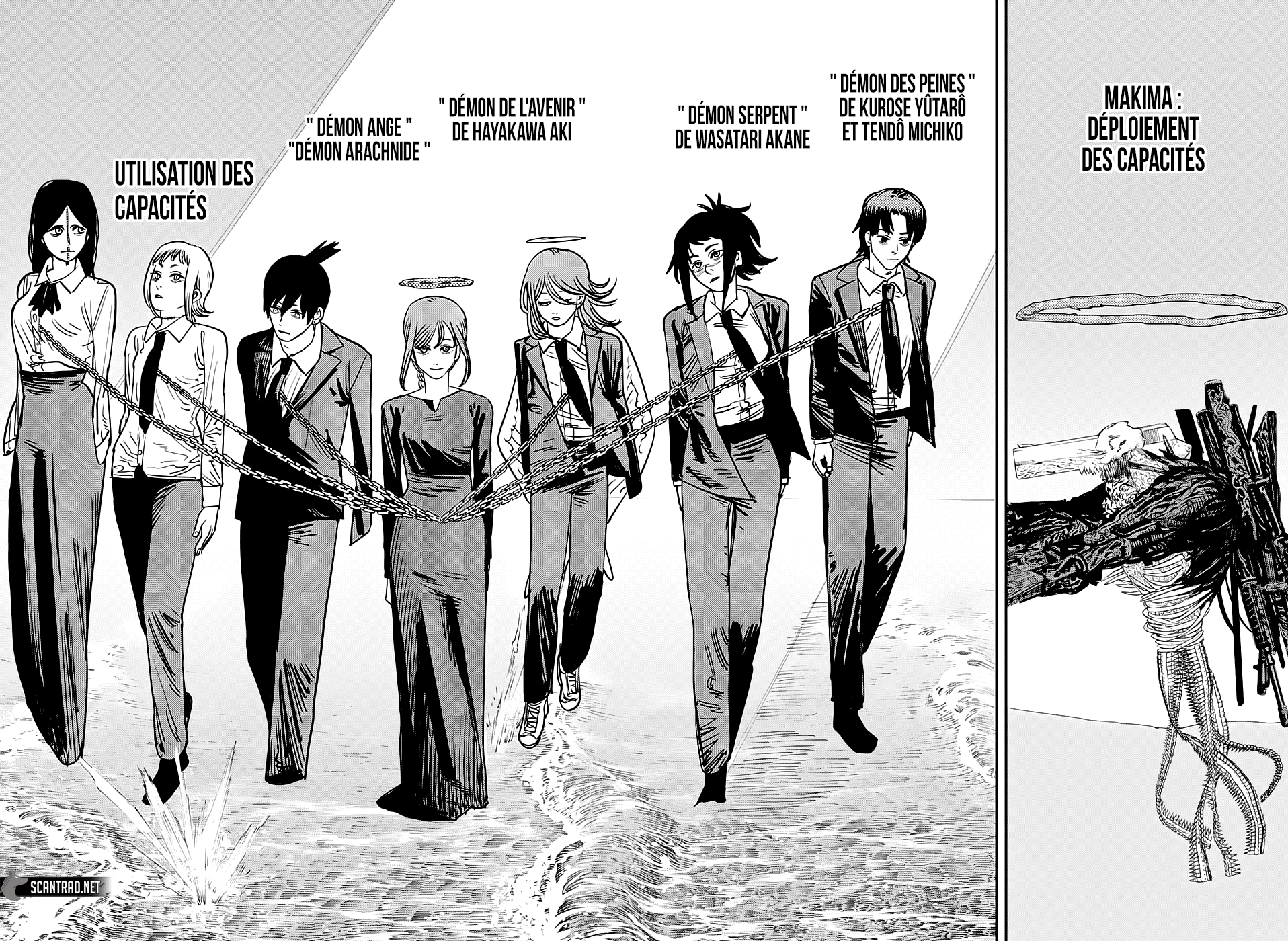 Demon Des Armes Chainsaw Man Leo ☘️ - DeMarcus Celtics on Twitter: "Chainsaw Man - Chap 87-88 ⚠️Spoil⚠️  Ce groupe sont des démons qui ont été battus par le demon de Denji mais  restez dans ce monde ! (