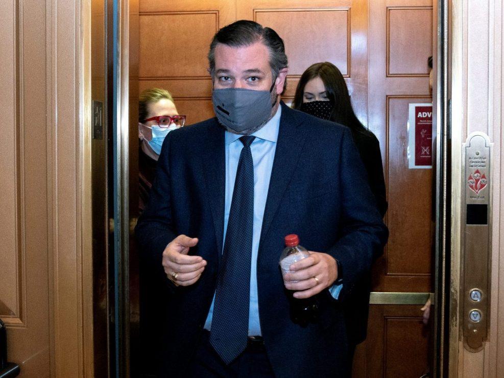 Word of flight to Cancun from frozen Texas lands Senator Ted Cruz in hot water