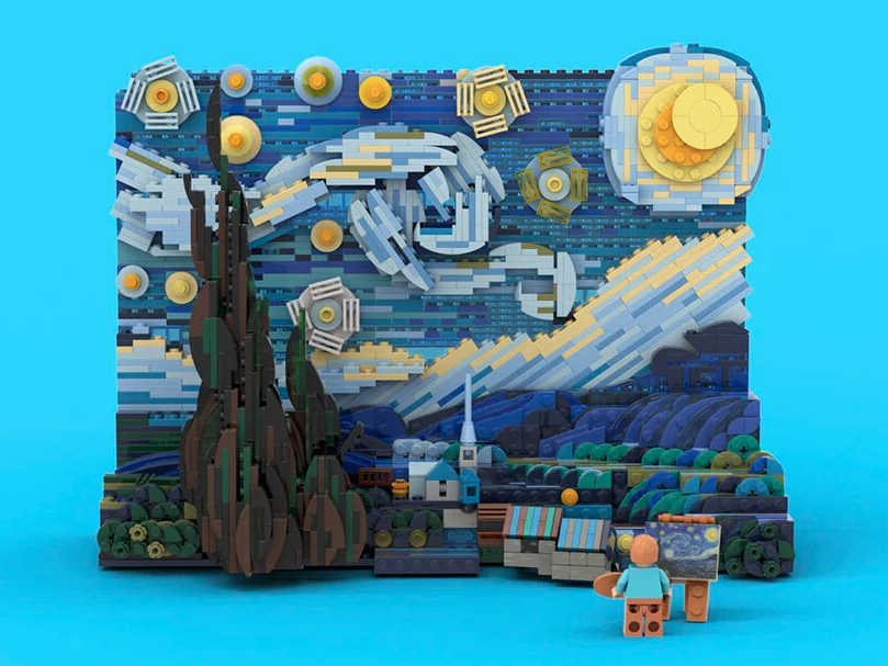 aDisenoMX's tweet photo. La noche estrellada de Vincent van Gogh se está convirtiendo en un set LEGO de 1,552 piezas.

Creador: Truman Cheng https://t.co/r8yPEKV1EX