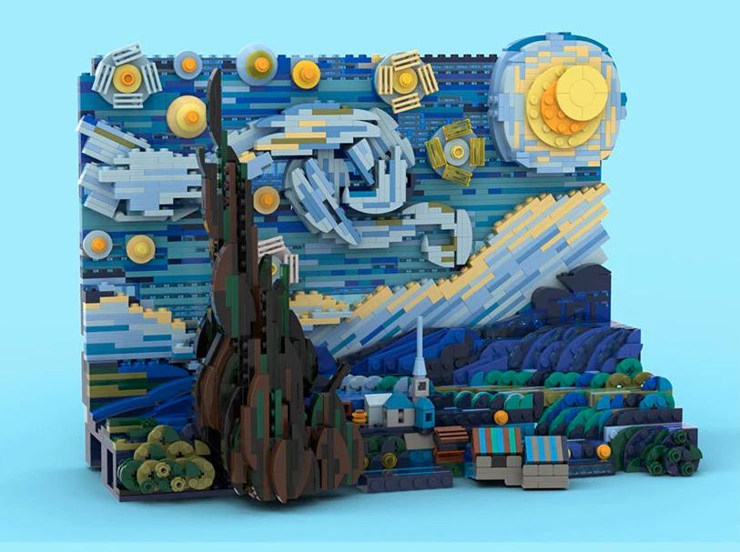 aDisenoMX's tweet photo. La noche estrellada de Vincent van Gogh se está convirtiendo en un set LEGO de 1,552 piezas.

Creador: Truman Cheng https://t.co/r8yPEKV1EX