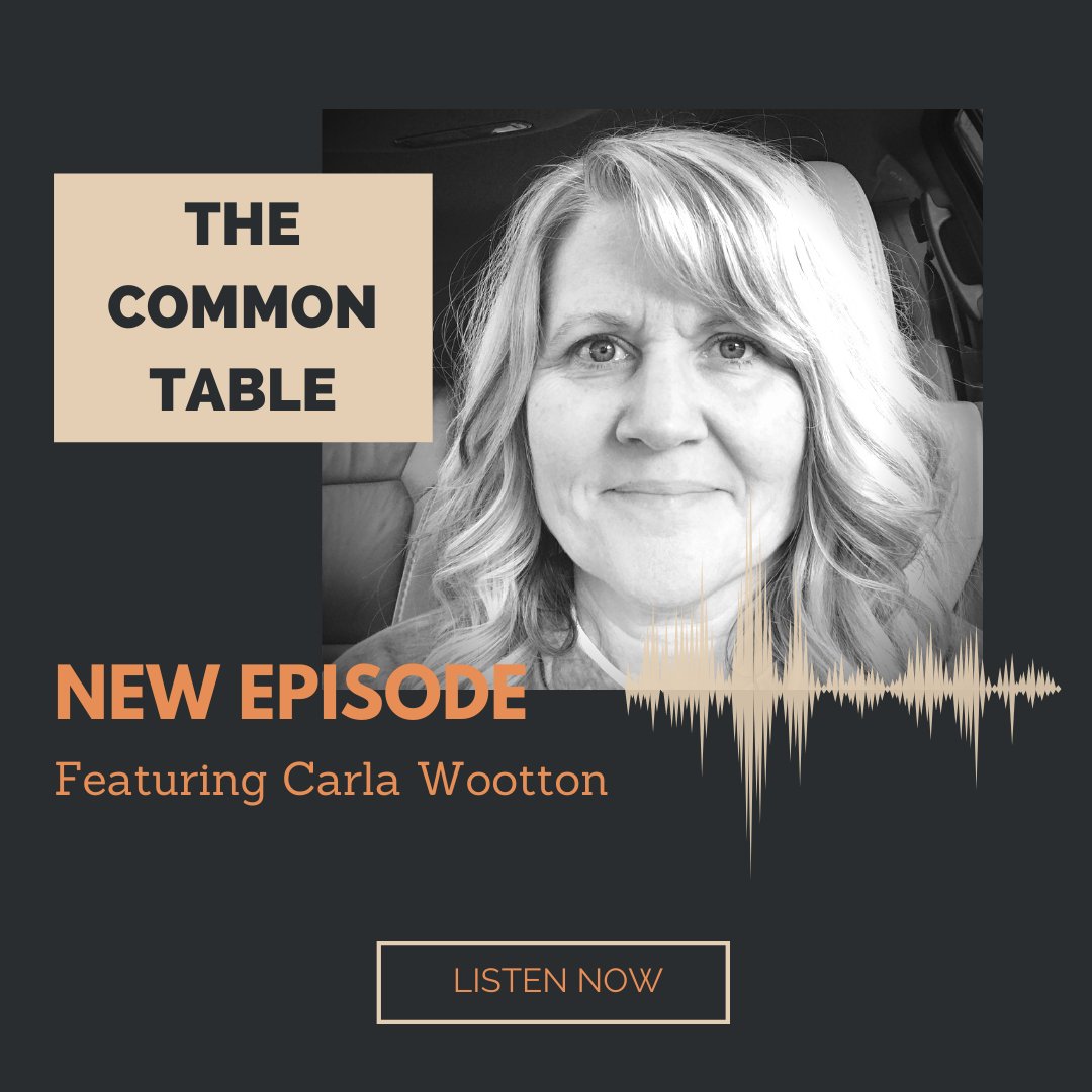 CommonTablePod's tweet image. Pastor Chris is joined this week by Carla Wootton as they discuss music, kids, and how walking in a cemetery transformed Carla&apos;s faith.  Join us at The Common Table!  Listen now: commontablepodcast.com/episodes/carla…