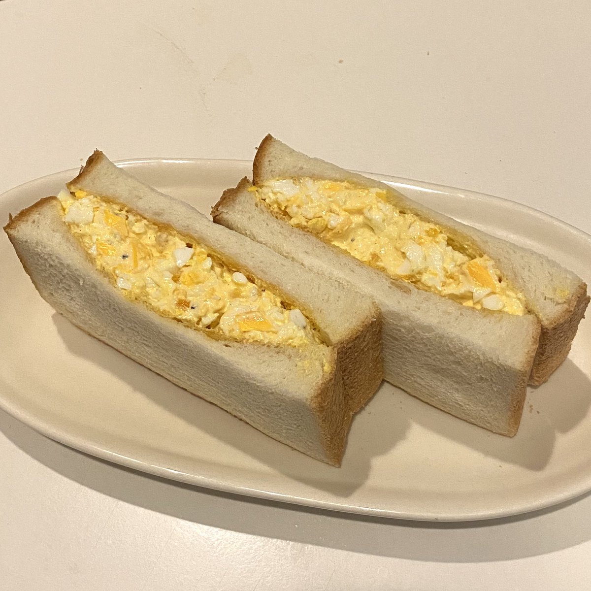 ダイキ これホットサンドにしたらカリカリでもっと美味しいんだろうな って思いながら朝食に昨日の夜レンジ で簡単に作ったフィリングのタマゴサンド 来月ホットサンドメーカー買おう 朝の準備しながら片手間で作るからみんなが優勝してる直火のじゃなく ダイキ これホットサンドにしたらカリカリでもっと美味しいんだろうな って思いながら朝食に昨日の夜レンジ で簡単に作ったフィリングのタマゴサンド 来月ホットサンドメーカー買おう 朝の準備しながら片手間で作るからみんなが優勝してる直火のじゃなく