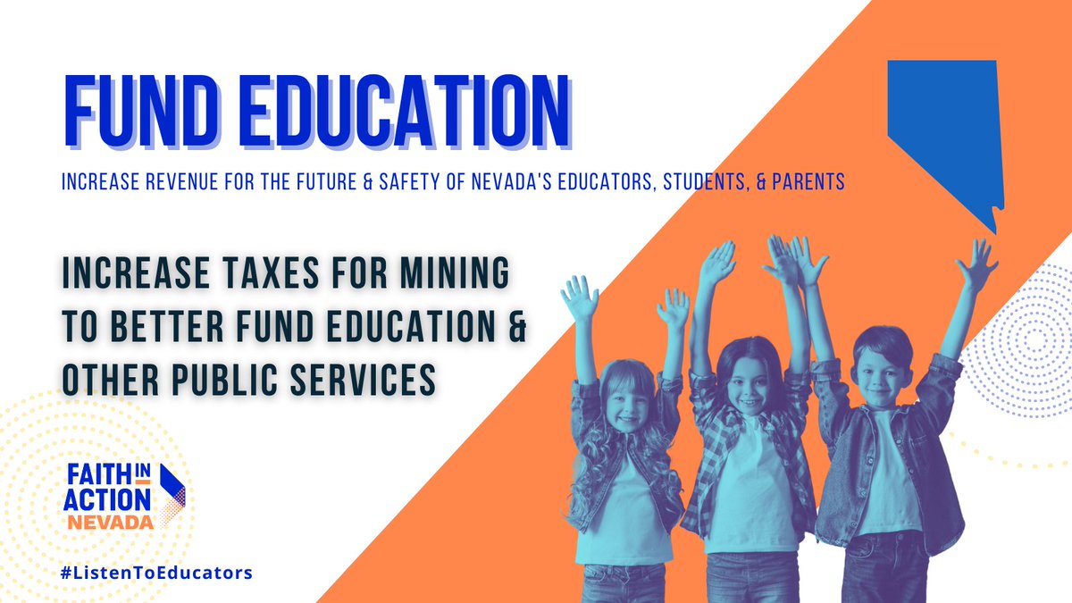 chasity_m8's tweet photo. Nevada's public schools need revenue to meet the demanding needs of this pandemic and secure funding for the future. AJR1 will increase mining taxes to put funds into critical services like public education. #ListenToEducators #nvleg #newnormalnv @MarkAmodeiNV2 @HeidiGansert https://t.co/VS1xmf7ZYz