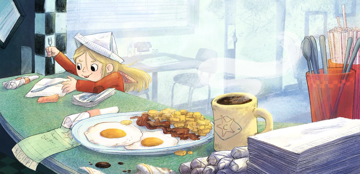 A3: Watching and making stop motion videos! Playing Dungeons and Dragons! Looking at photos from my childhood! :) #SCBWIArtists