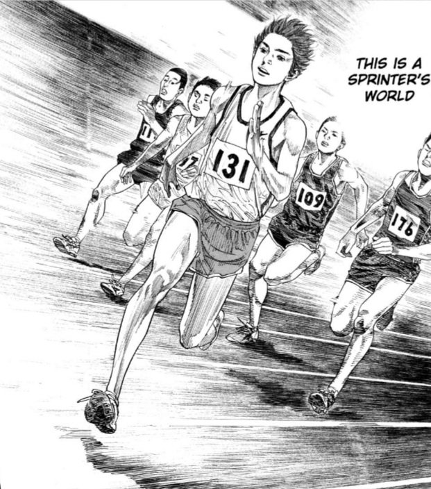 Kiyoharu Togawa, who used to be the fastest runner of his school turned out later diagnosed with osteosarcoma (bone tumour on his right leg). He was introduced to basketball after meeting to Tora who has the same diagnose and own a wheelchair basketball team called 'Tigers'.