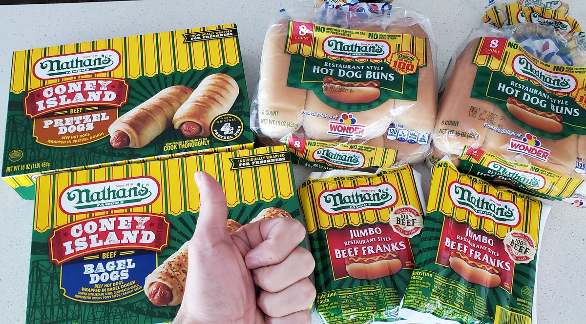 MattStonie's tweet photo. The Hot Dogs have arrived!! 🌭

Tomorrow @ 1:30pm, Duo Stream w/ @JoshOG!! Gonna be playing some Fall Guys &amp; putting down some hot dogs. 

Huge thanks to @NathansFranks for sending the food out, can't wait!

🌭 https://t.co/WDUrWJpoXg #ad 🌭 https://t.co/fojXe7ZQdk