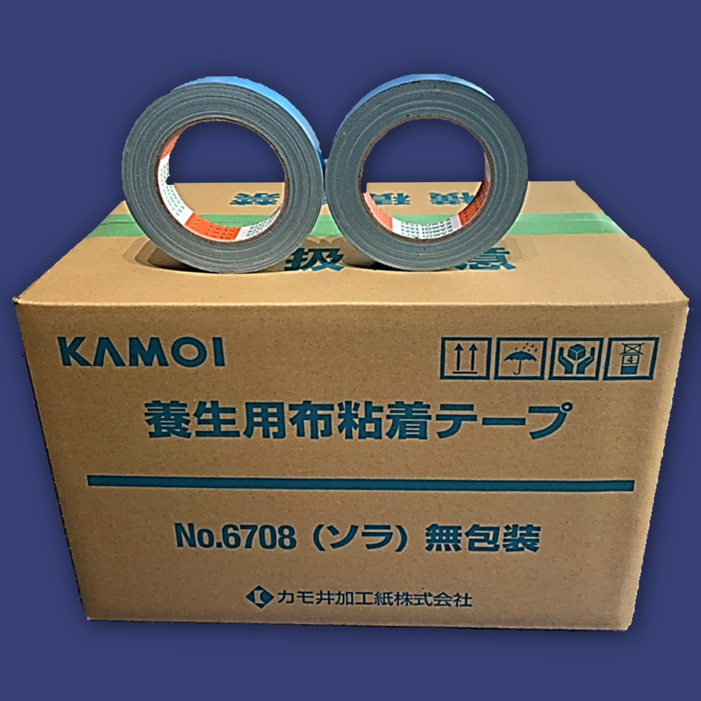 Yojyo_jp's tweet photo. 【無包装】カモイ　養生用布粘着テープ　№6708　ソラ

カモイ№6708(ソラ)は梱包なしでゴミの軽減することができ、テープの背面処理でべた付きもなし✨

商品ページ⇒https://t.co/HZCHNjdqp0

＃養生　＃YOJYO　＃布テープ　＃カモ井 https://t.co/uTDqk5593g