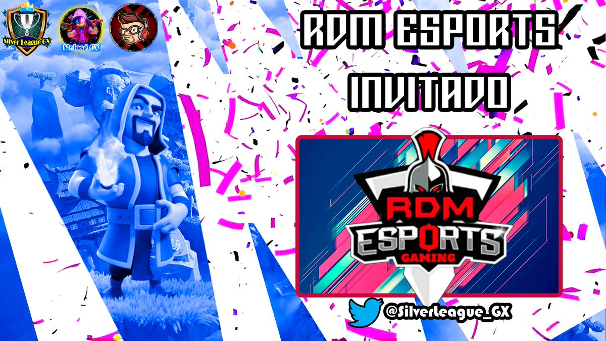 Silver League GX (@silverleague_gx) on Twitter photo #CR | Presentamos a RDM Esports,  el primer cabeza de grupo que regresa a la competición buscando el campeonato que se le fue negado, encabezará el GRUPO A⚔️🏆
Esperamos grandes cosas de este gran equipo, finalista de la primera edición de la Silver League GX✨🏆
1/4 #CR | Presentamos a RDM Esports,  el primer cabeza de grupo que regresa a la competición buscando el campeonato que se le fue negado, encabezará el GRUPO A⚔️🏆
Esperamos grandes cosas de este gran equipo, finalista de la primera edición de la Silver League GX✨🏆
1/4