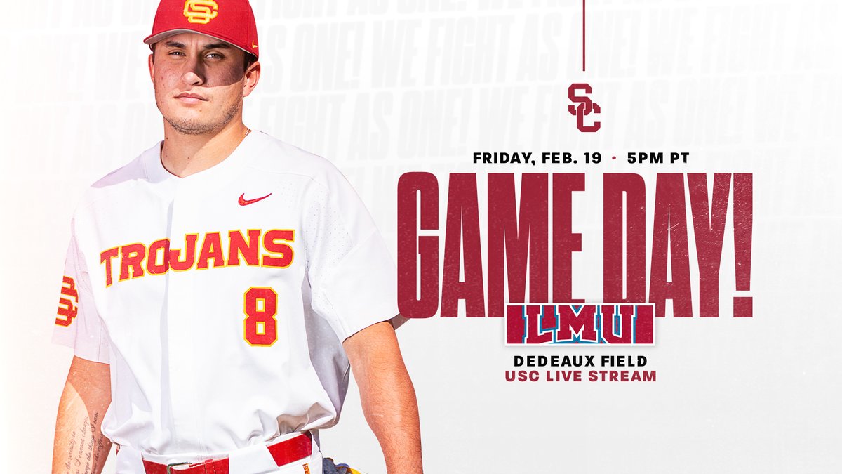 We're back!

Trojans take on LMU today at 5 pm!

Watch: bit.ly/2S5nfYm
Live Stats: bit.ly/2GvNJB8
Notes: bit.ly/2OMMvqt

#FightOn