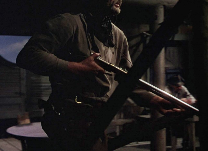 These modified 92s pop up everywhere if you're looking. A few examples are Peckinpah's Civil War era Major Dundee, Little Big Man & a quick cameo in Shane (but you have to look close) even though it's based on events in the 1890s. But these are just a drop in the bucket...