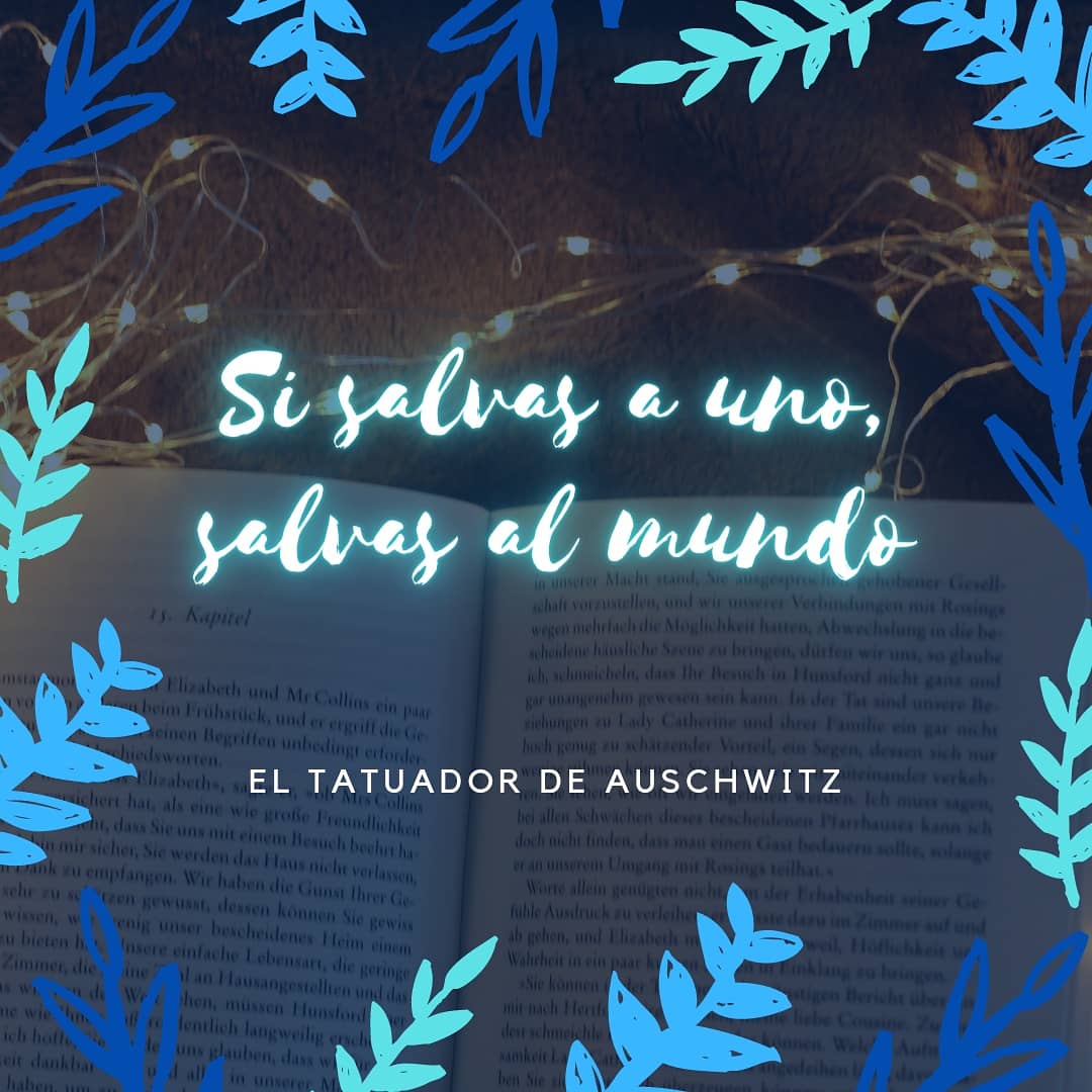 JuanPooks's tweet photo. "Si salvas a uno, salvas al mundo"
                        —El tatuador de Auschwitz https://t.co/bTHIunAmKR