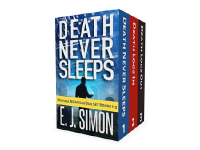 JimEJSimon's tweet photo. Get the first 3 books on Kindle in the Michael Nicholas series for just $6.99 on Amazon: https://t.co/BFGbjqPNwq
#thrillers #MichaelNicholasSeries #deathneversleeps #deathlogsin #deathlogsout #mysteries #ArtificialIntelligence #cozymysteries #southernwriters https://t.co/LSvdY1LUkM