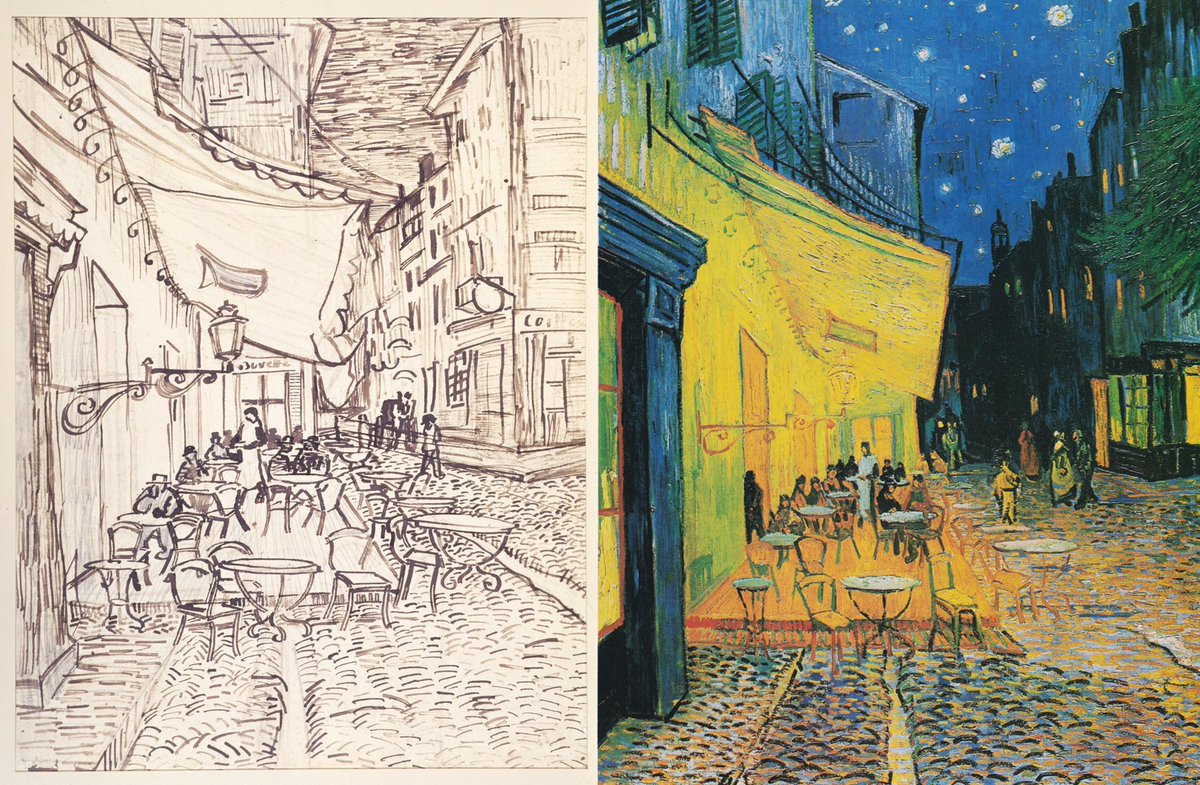 Van Gogh — sketches to paintings