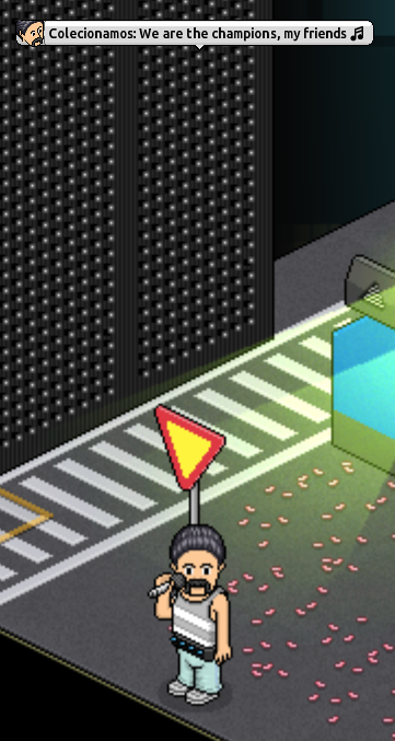 Colecionamos's tweet photo. Minha fantasia imortalizando o Freedie Mercury neste carnaval da @RealLightHabbo ao som de We are the champions, my friends.
@LeafHabbo
@MKTLightHabbo
#LightFolia https://t.co/UK1FqHV0jx
