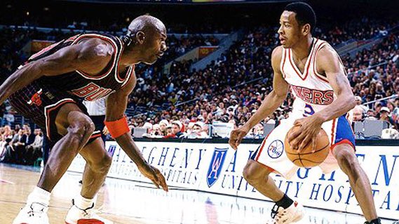 Jordan was simply a more fundamentally sound defender. He was also quicker moving side to side.His large hands allowed him to easily get deflections and cause havoc in the passing lanes in ways LeBron was never capable. He was more relentless and took pride in playing defense