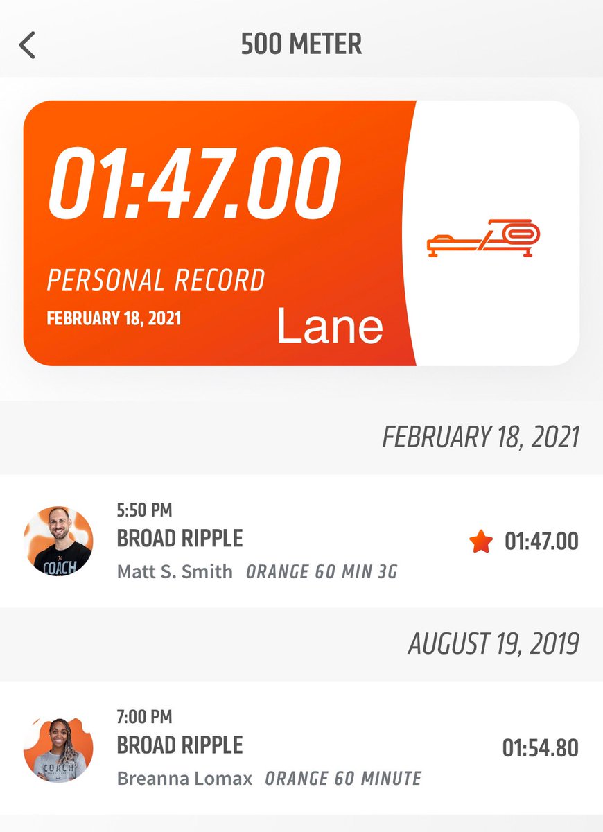 StevieAndLane's tweet photo. #Strength day at @orangetheory #OrangeTheoryFitness #OTFBroadRipple
#500mBenchmarkRow #BenchmarkDay & each of us had a #PR! I still had more to give - 😖 - but still improved! Love #Benchmarks! #row
#RunRowRepeat #BasePushAllOut #MoreLife #SplatPoints #KeepBurning #LiveLonger https://t.co/Hi5S6CbY38