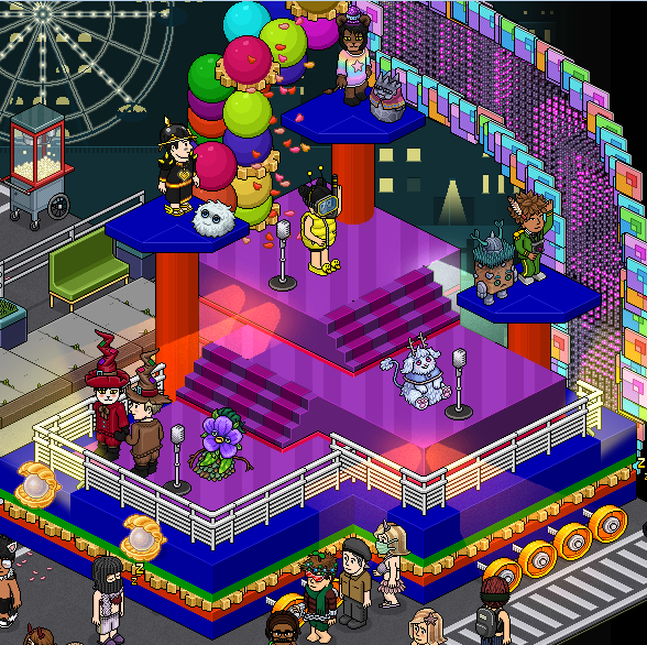 EIBhabbo's tweet photo. EEEEEEEEH CARNAVAL! Estamos na pista sambando e vocês ? EIB em peso no #LightFolia 🎉❤️ @RealLightHabbo https://t.co/Sl7WgstaV7