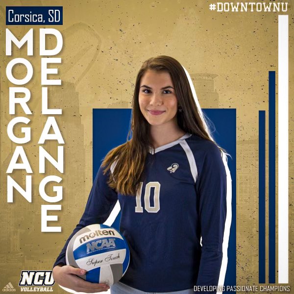 MorganDelange's tweet photo. blessed and excited for this opportunity to continue my academic and volleyball career at NCU. @ncurams 💙🤍 https://t.co/L3tXfE9VDW