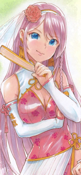 定期的にチャイナドレスなミクさん達を描きたくなる病¶(⁄•˅̮•̥∖)⁋? 