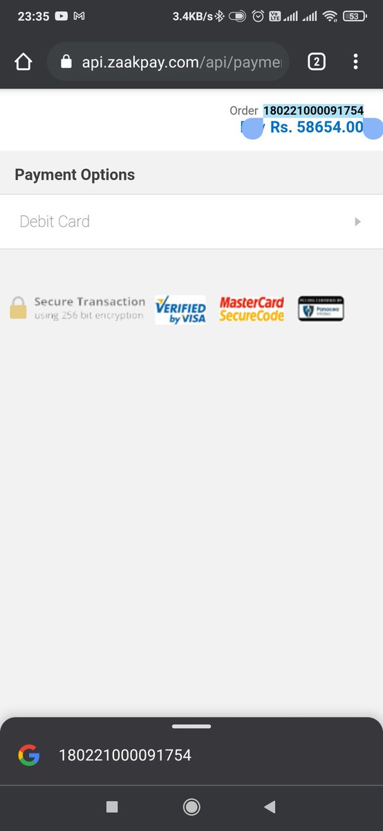 mickeyak143's tweet photo. @BajajAutoFin during payment of foreclosure amount error page appeared on BAFL website...my amount was deducted and receipt not generated please help me my Rs.58654 is showing debited in my account but not credited in BAFL.. PLEASE HELP LAN--L2WRAI07487237 https://t.co/nJdUAMAcmm