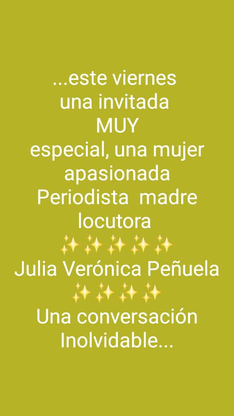Seré la invitada mañana viernes 19feb, de <a href="/MonicaRamirezFM/">Monica Ramirez</a>  en <a href="/extasis977/">extasis977</a>  en su programa Plan B...
Escúchalo por extasis977.caster.fm 
10 AM, hora de Venezuela...