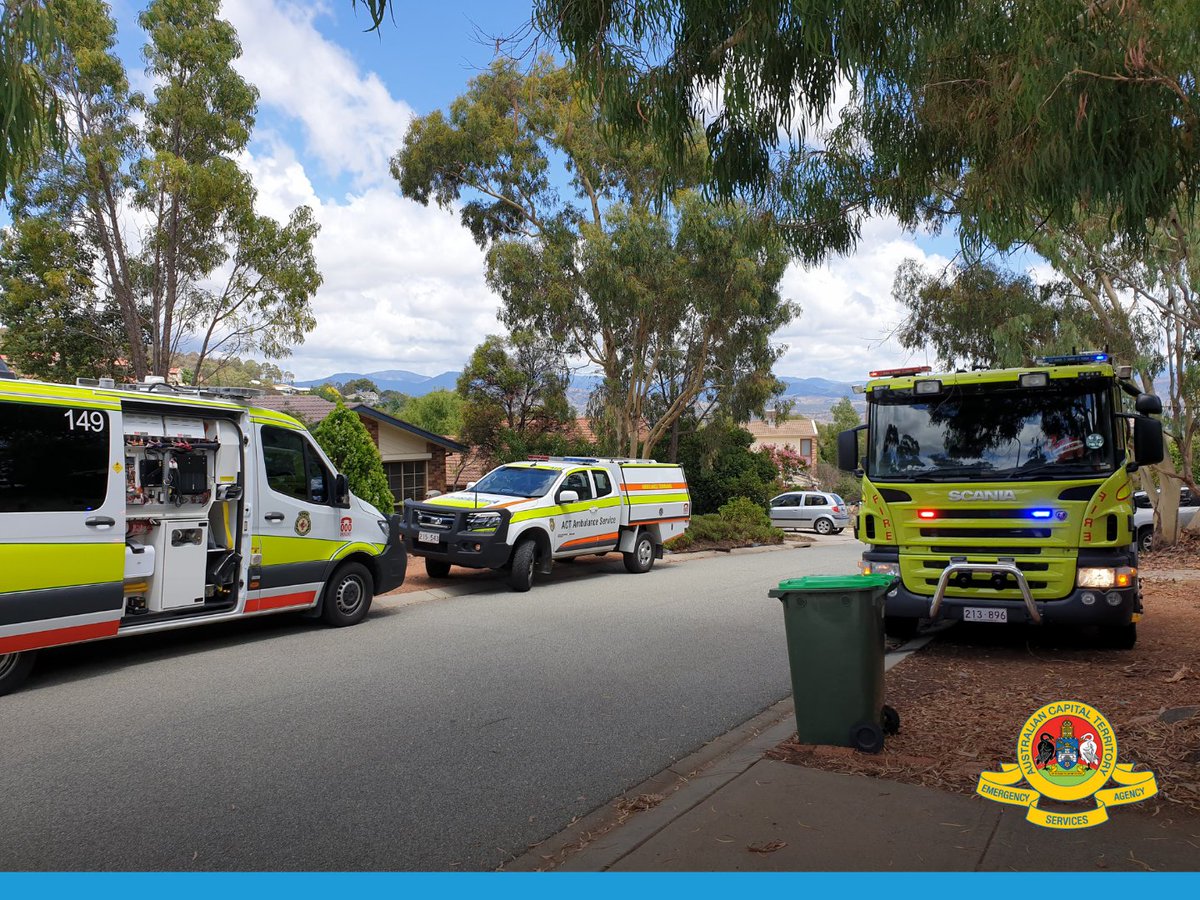 ACT_ESA's tweet photo. Recently, ACTAS &amp; ACTF&amp;R crews worked in partnership to extricate a patient who had fallen down a drain in their home. 
ACTAS paramedics &amp; specialist ACTF&amp;R vertical rescue officers safely removed the patient from the drain, which took almost 90 mins.
#ACTAS #ACTFR #TeamWork https://t.co/TDVUAjsV75