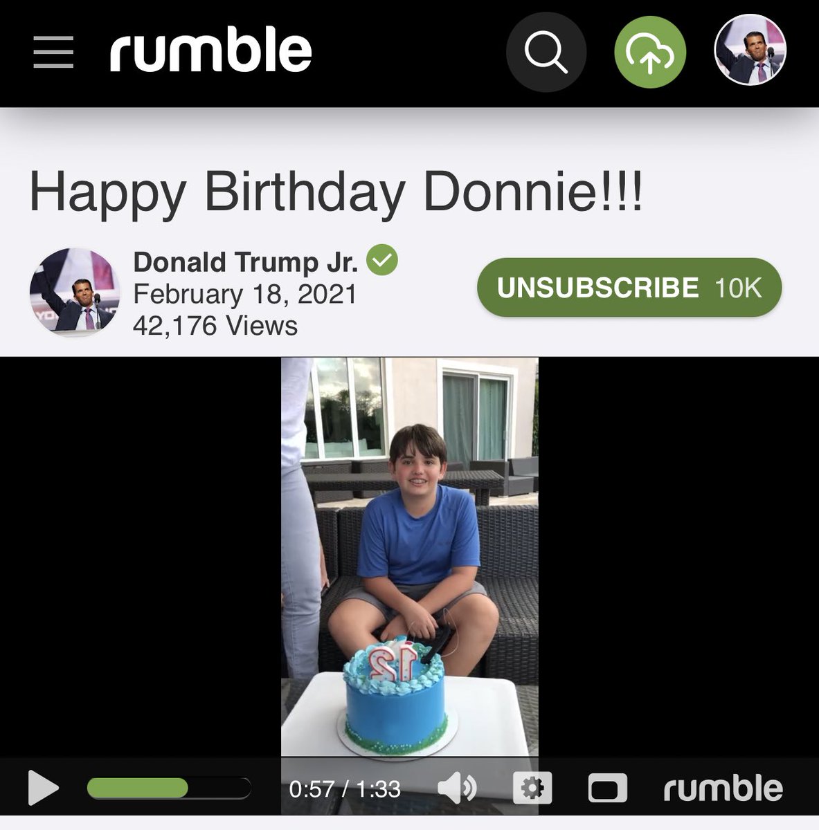 DonaldJTrumpJr's tweet photo. Happy birthday to my man Donnie. I love you and am very proud of you buddy!!! https://t.co/QsilgO0u7b https://t.co/8gUPlBo7GD